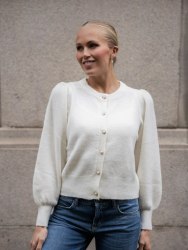 Anna Wool Cardigan Ivory