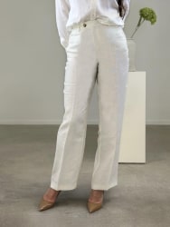 Dori High Trousers Pure White