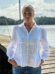 ISLA SOLID 95 SHIRT White