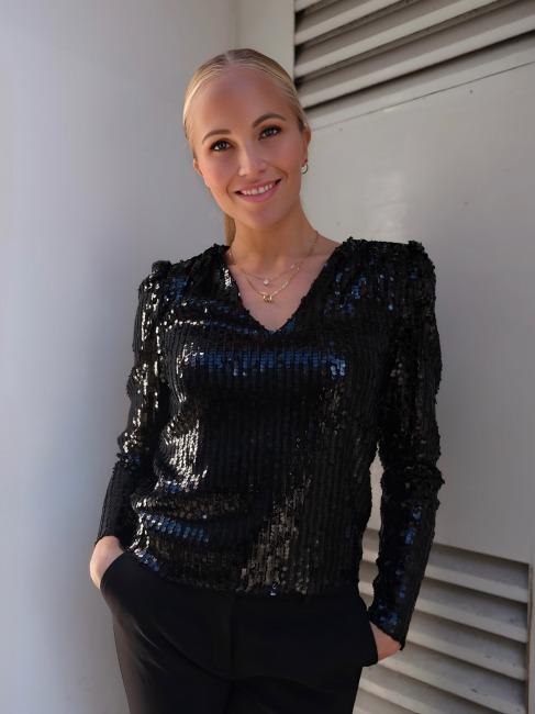 Edda Black Blouse Black