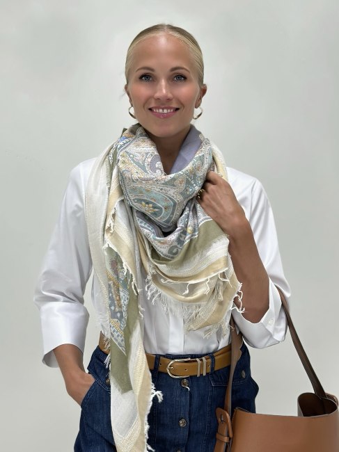 Esme Scarf Green