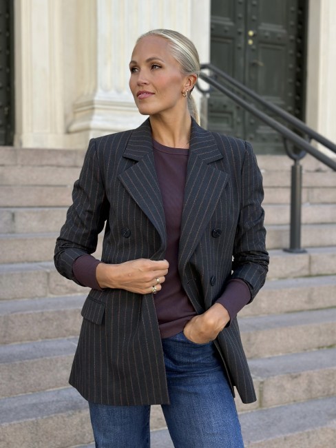 TAILOR-BLAZER Black w. Red Pear