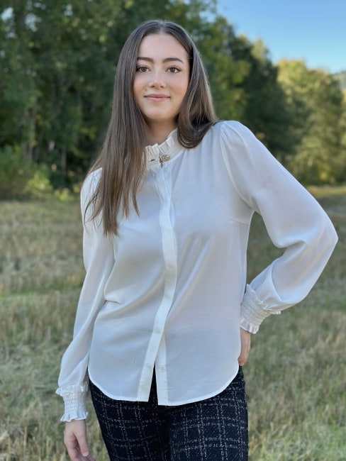 Evania Shirt White