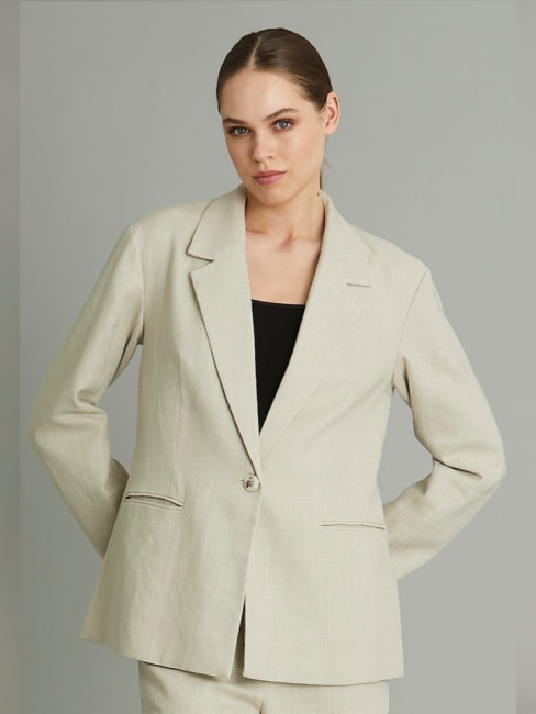 Venetia Blazer Silver Grey