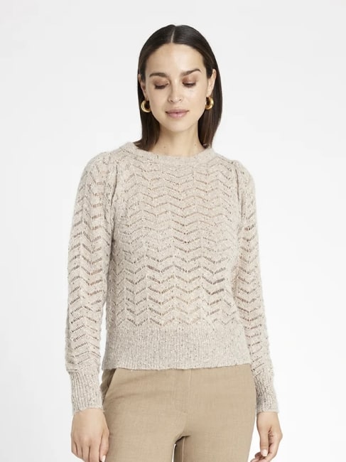 Shanne Knit Sweater White Swan