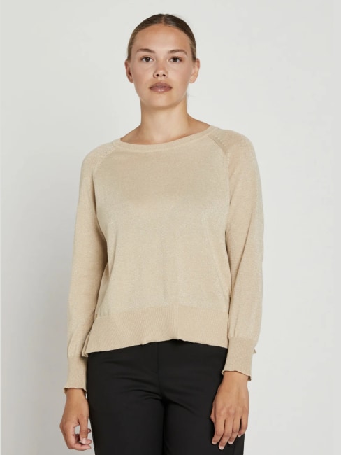 Bekka Knit Sweater Light Gold