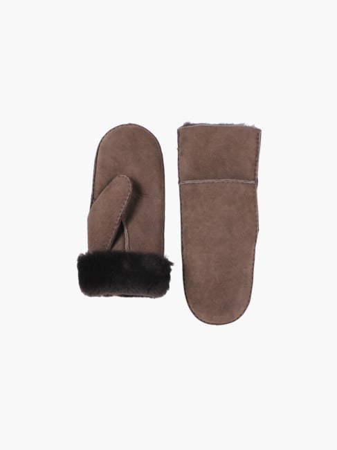 Semskede Saueskinnsvotter Dark Brown