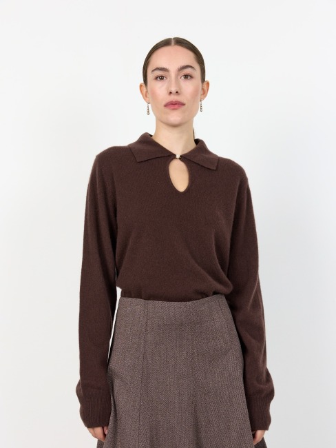 Eloise 13 Pullover Hazelnut Melange