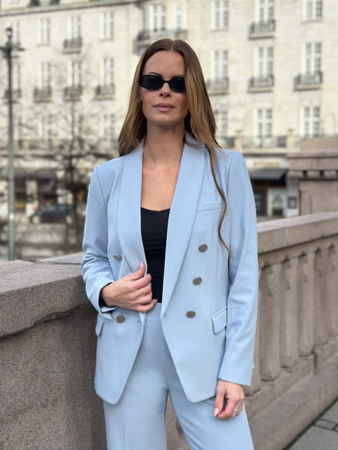 Comfy Eloise Blazer Blue Stone