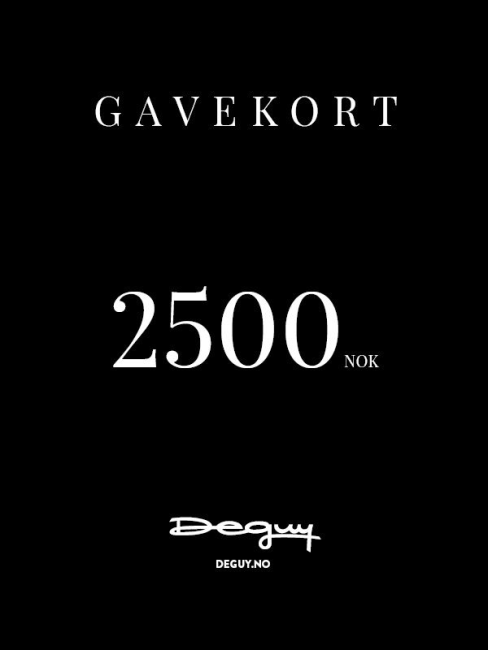 Gavekort 2500