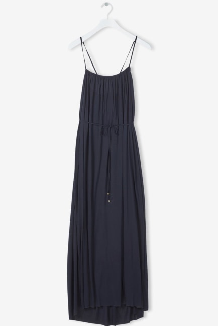 Gathered Strap Dress