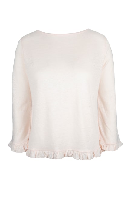 Linum Frill Sweater