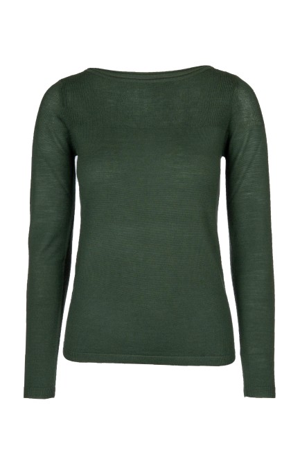 Fine Merino Sweater Green XL