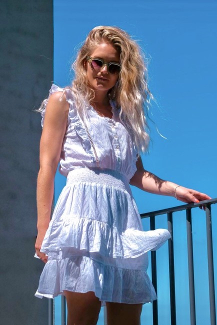 Momo Leaf Dobby Dres