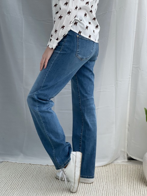 Paris Straight Long Light blue