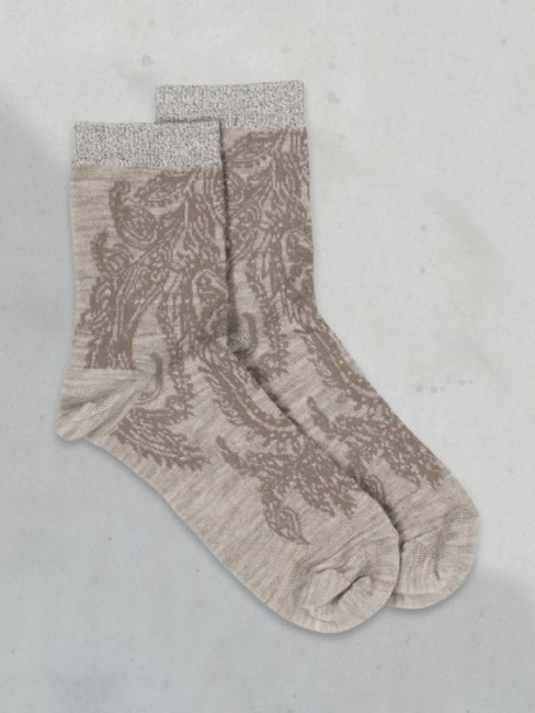 Manya Wool Socks Latte