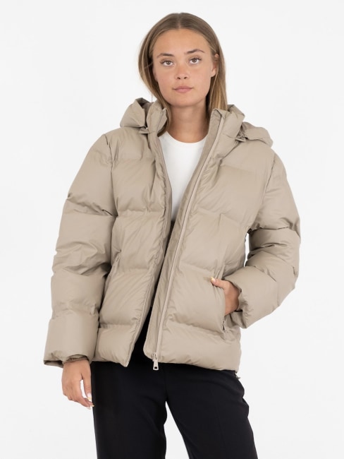 Fox Puffer Jacket Taupe