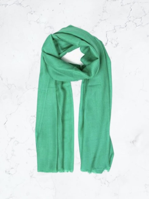 Classic Wool Scarf Green