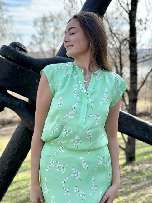 Bernice 2 Blouse Summer green S