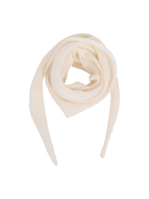 Misty Knit Scarf Offwhite