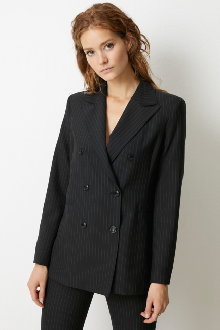 Blazer Lined Pinstripe