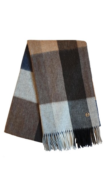 Rutet Lammeullskjerf