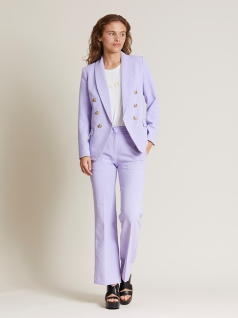 Flare Pants Purple