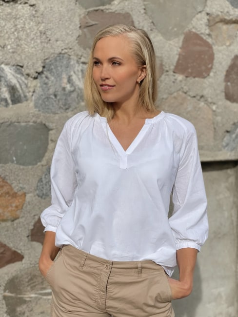 Linen Blouse White