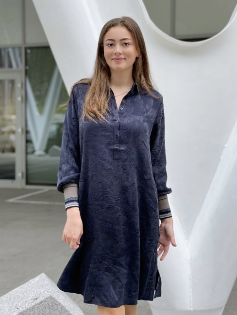 Costa Shirt Dress Navy