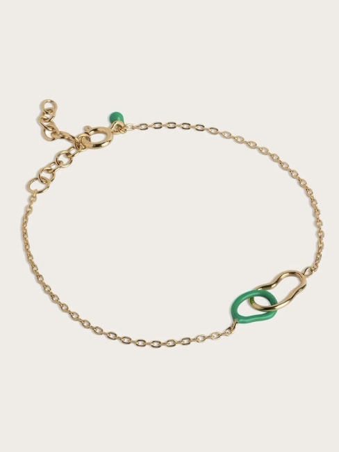 Bracelet Organic Circle Grass green