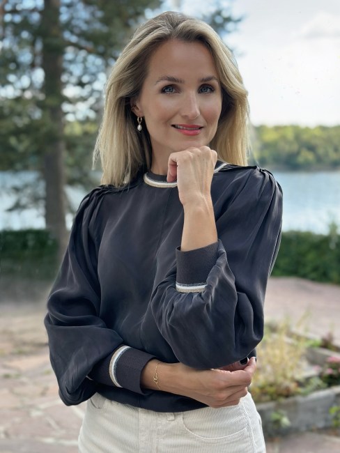 Cat Blouse Chocolate