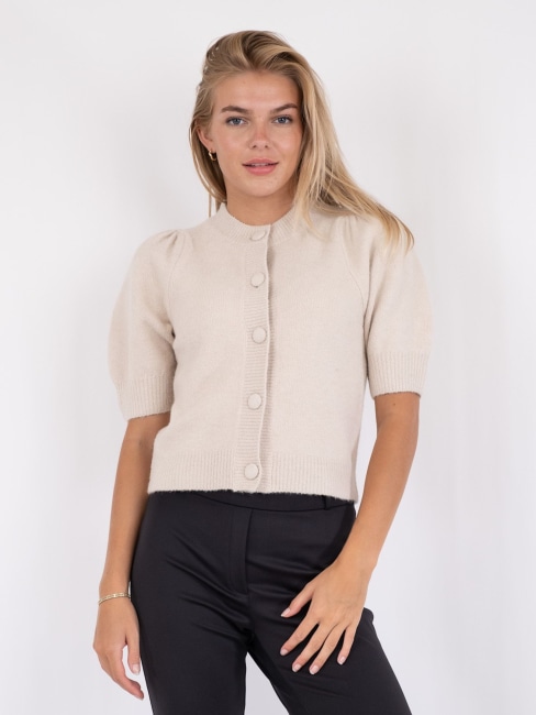 Trudy Knit Cardigan Ivory