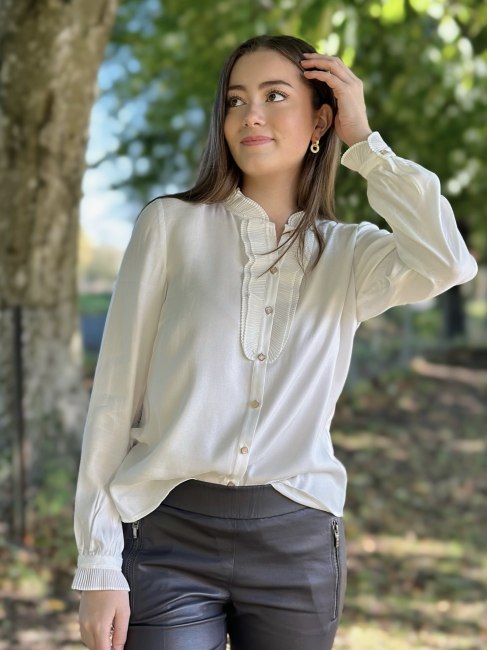 Anisa Shirt White