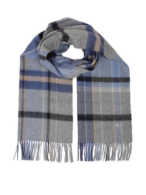 Wool/Cash Scarf Grey Melange