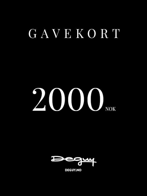 Gavekort 2000