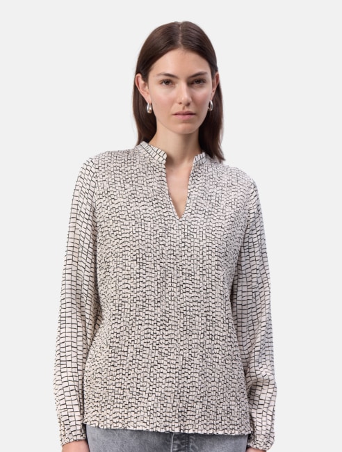 Estella 1 Blouse Grey sand combi XS