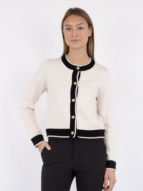 Torina Knit Cardigan Ivory