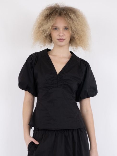 Irina Poplin Blouse Black 36