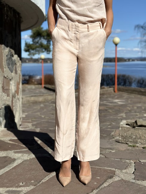 Esta High Wide Cream Tan