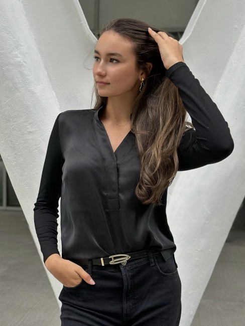 Timbia Blouse Black