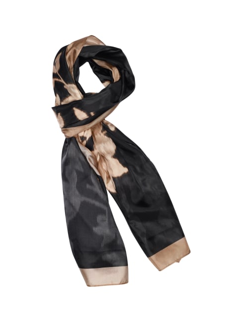 Joory Silk Scarf black/sand