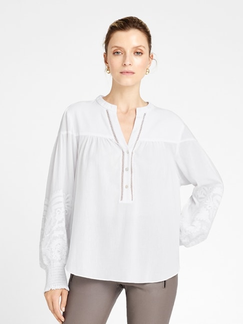 Alba Blouse White