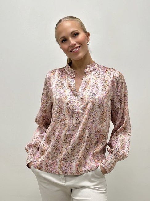 Sikka Blouse Snake Print