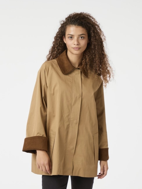 Anastacia Cord Jacket Dark tan