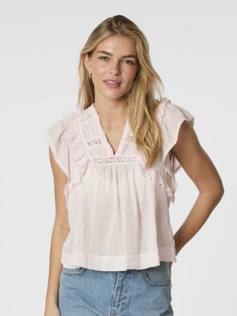 Jayla Voile Top Light pink