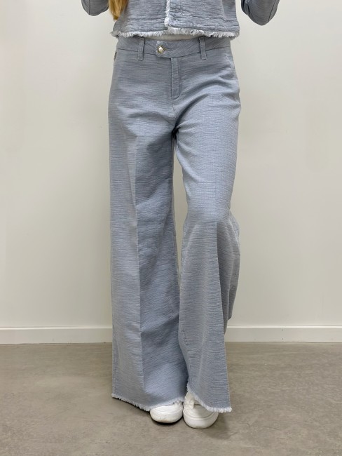 Silvia Wide Frayed Aged Frayed
