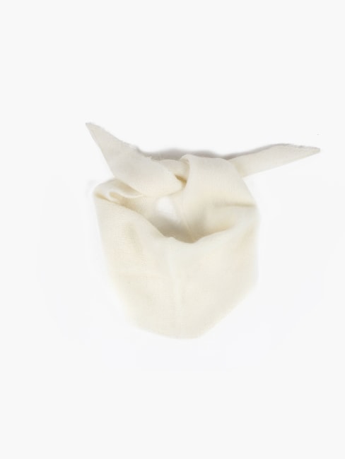 Mohair Triangel Skjerf Off White