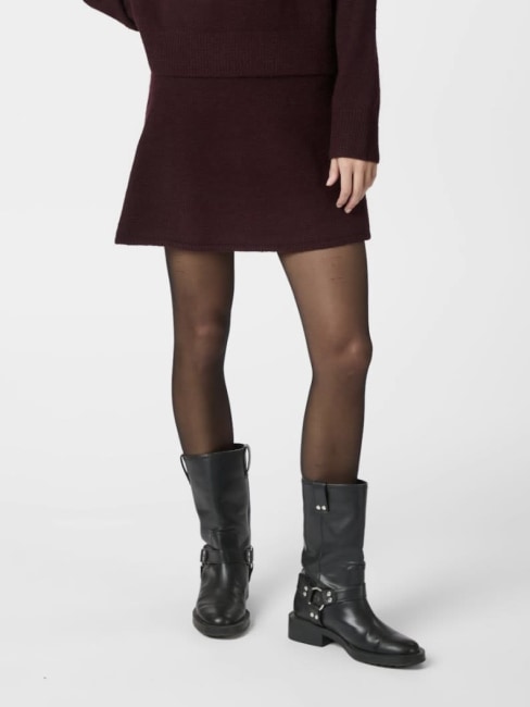 Gisa Knit Skirt Wine