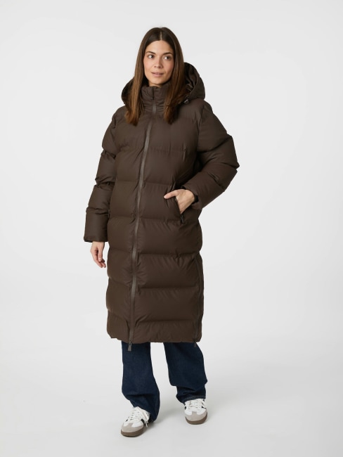 Viviana C Puffer Jacket Dark Brown
