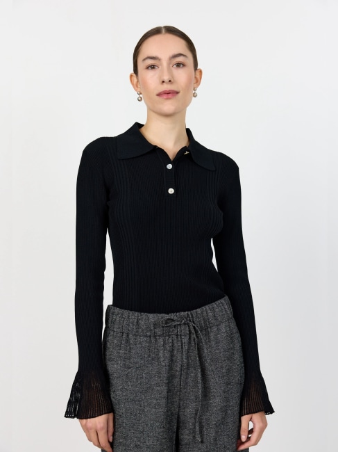 Obi 1 Cardigan Black